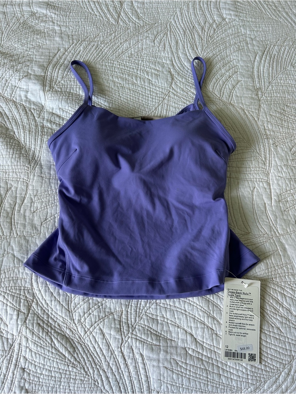 lululemon athletica Lavender Spaghetti-Strap Tank